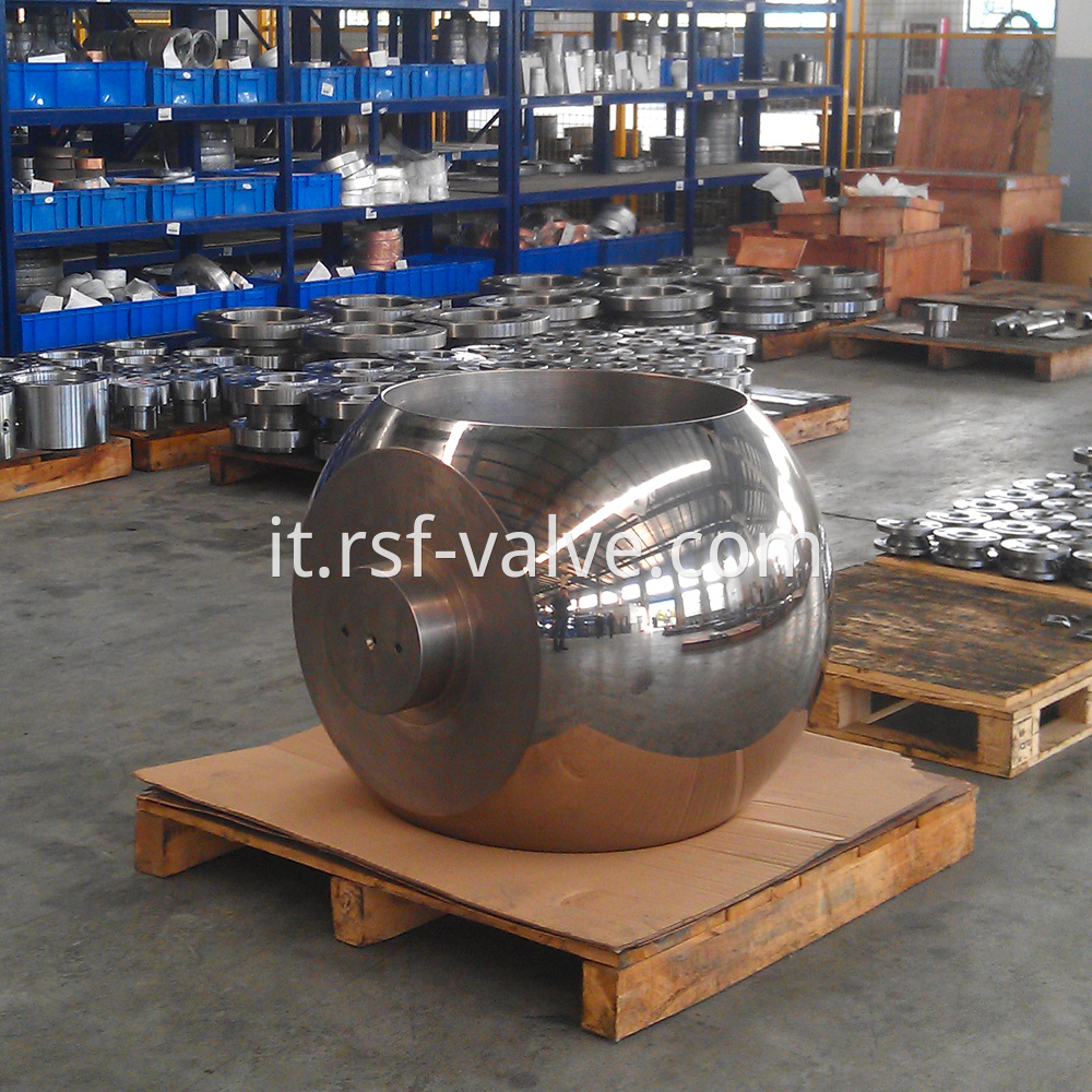 Forged Trunnion Mounted Ball Finish Lapping